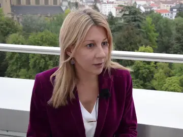 La escritora Eva García Sáenz de Urturi La escritora Eva García Sáenz de Urturi