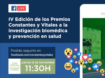 Facebook Live | Premios Constantes y Vitales