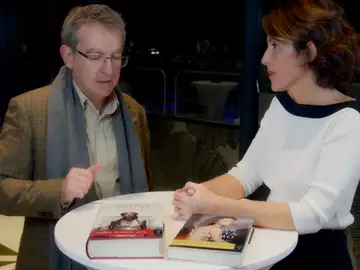 Santiago Posteguillo y Ayanta Barrilli en Crea Lectura Santiago Posteguillo y Ayanta Barrilli en Crea Lectura
