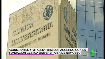 Constantes y Vitales firma un acuerdo con la Clínica Universitaria de Navarra para acercar los avances científicos a la sociedad Constantes y Vitales firma un acuerdo con la Clínica Universitaria de Navarra para acercar los avances científicos a la sociedad