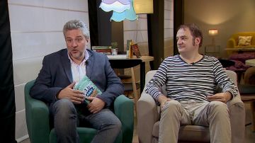 Álvaro Rovira y Francesc Miralles en Crea Lectura Álvaro Rovira y Francesc Miralles en Crea Lectura