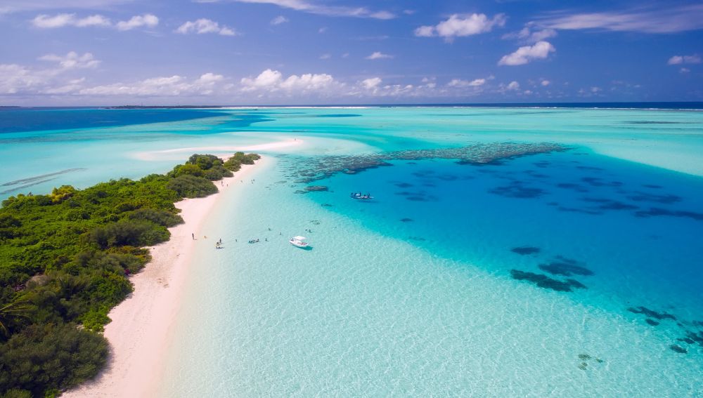 Océano en las Maldivas
