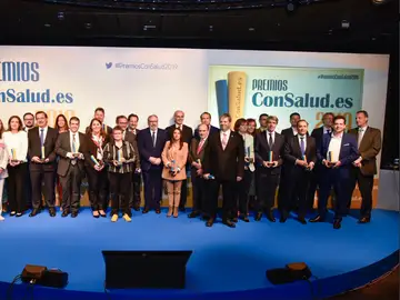Foto de familia de los Premios ConSalud 2019 Foto de familia de los Premios ConSalud 2019