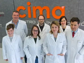 Investigadores del CIMA y la Universidad de Navarra Investigadores del CIMA y la Universidad de Navarra