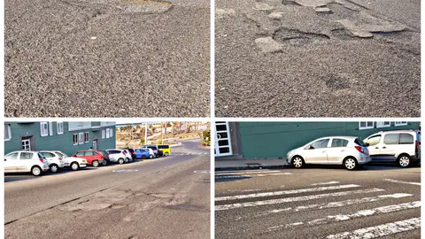 Estado del pavimento Buenas tardes Les escribo para denunciar en el estado que se encuentra la Calle Fernando Sagaseta en Jianamar municipio de Telde en la isla de Gran Canaria. Como pueden observar la señales horizontal se encuentra en algunos casos borrada y existen multitud de socavones. Destacar que en mencionada calle ha habido en los últimos años varios accidentes por atropello los cual son bastantes preocupantes. Muchas gracias por vuestras acciones. Un saludo