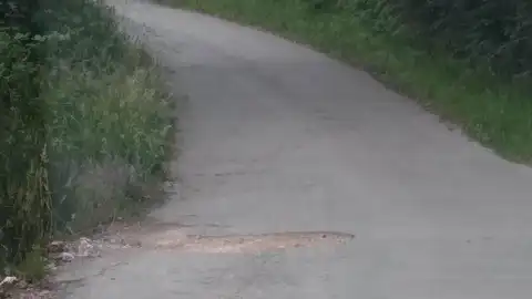 Carretera en muy mal estado Carretera de Vió,sin otra denominación,que discurre entre la desviación del arenero de Pinzales (Municipio de Gijón) en dirección a Pica Loredo (Municipio de Pola Siero). En cuanto la carretera entra en Pola Siero se vuelve imposible conducir con seguridad.La imagen es sólo un ejemplo de lo que hay en varios kilómetros.Gracias