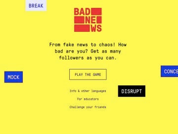 El juego Bad News prepara a los usuarios para combatir las fake news