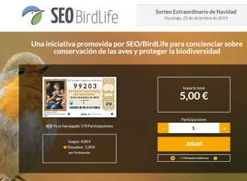 Lotería solidaria de SEO/BirdLife