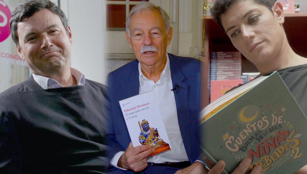 Thomas Piketty y Eduardo Mendoza en Crea Lectura
