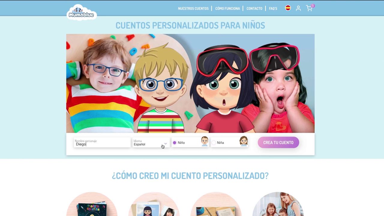 Mumablue  Cuentos personalizados para niños