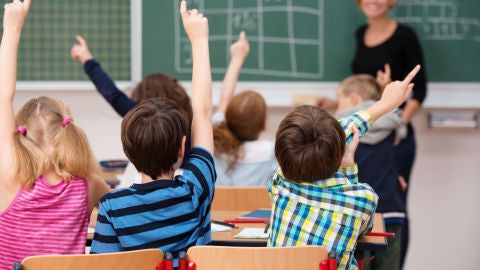 Alumnos en el aula 