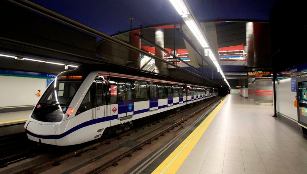Imagen de archivo de un tren de Metro de Madrid