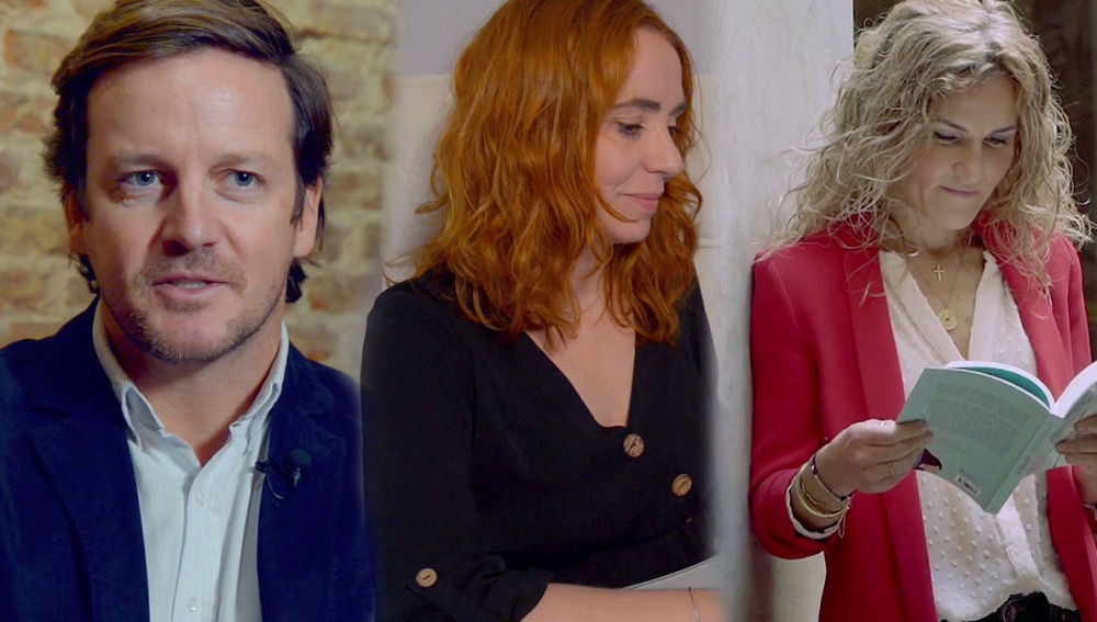 Rafael Tarradas, Ángela Quintas y Silvia Congost en Crea Lectura