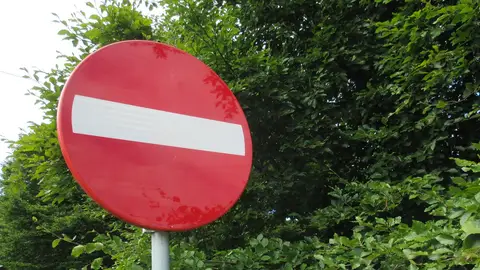 Señal de prohibido Señal de prohibido