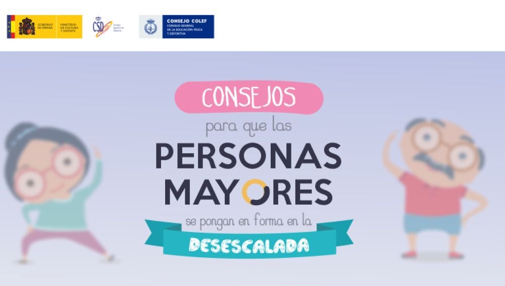 Consejos para que las personas mayores se pongan en forma durante la desescalada