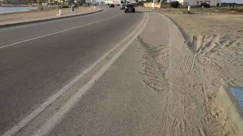 Denuncia recibida Carril bici en mal estado