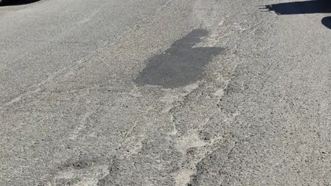 Denuncia recibida Carretera en mal estado