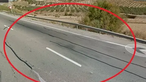 Denuncia recibida Badén exagerado con señalización confusa