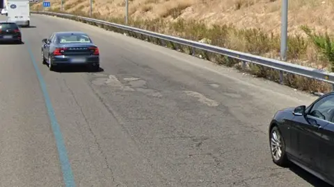 Denuncia recibida Carretera con agujeros