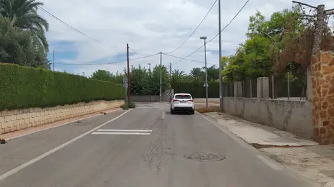Denuncia recibida Señal que tapa la acera