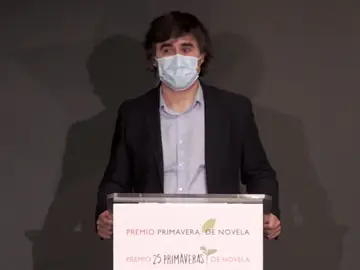 Pedro Simón gana el Premio Primavera de Novela 2021 Pedro Simón gana el Premio Primavera de Novela 2021