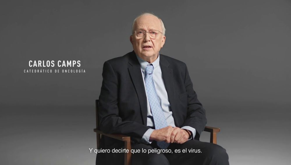 Carlos Camps, catedrático de oncología: "Lo peligroso es el virus. Vacúnate, por ti y por todos"