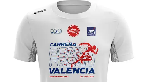 La camiseta de la Carrera Ponle Freno Valencia La camiseta de la Carrera Ponle Freno Valencia