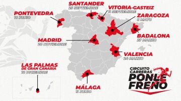 Mapa Circuito Carreras Ponle Freno 2022