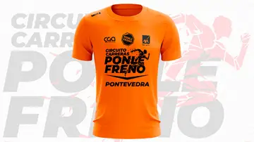 Camiseta oficial de la Carrera Ponle Freno Pontevedra 2022