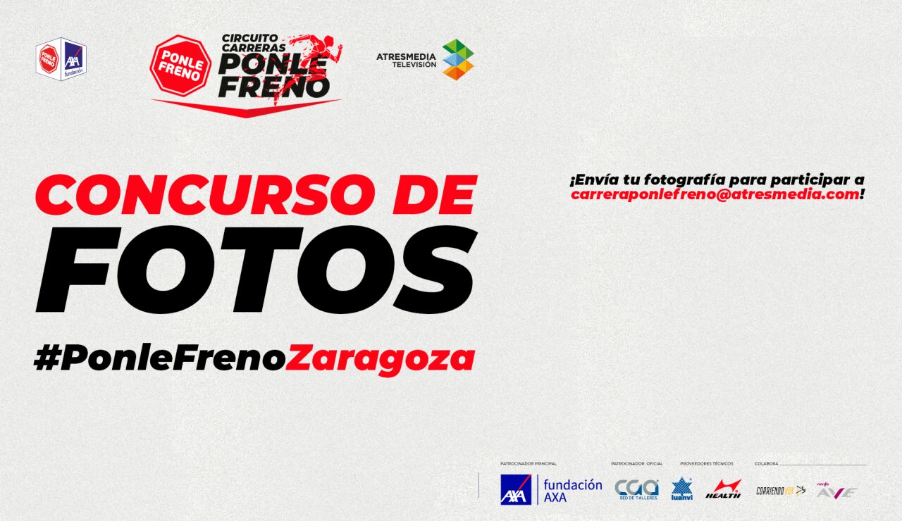 Participa en nuestro concurso de fotos de la Carrera Ponle Freno Zaragoza en Instagram