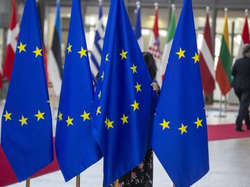 Banderas de la Unión Europea (Archivo)