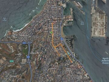 El recorrido de la Carrera Ponle Freno de las Palmas de Gran Canaria 2022