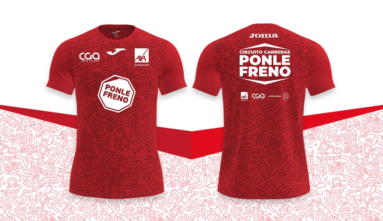 Así es la camiseta oficial del Circuito de Carreras Ponle Freno 2023