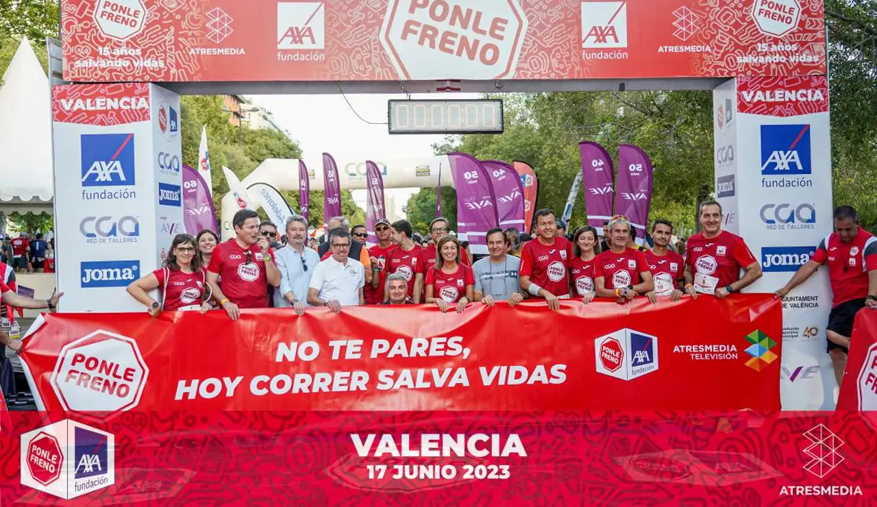 Récord de participación en la Carrera de Ponle Freno en Valencia con 2.600 participantes 