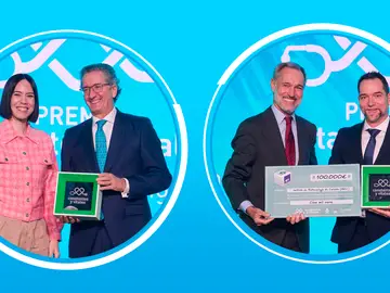 Samuel Sánchez y Jesús San Miguel, ganadores de los Premios Constantes y Vitales: "Hacer ciencia para curar a las personas vale la pena" Samuel Sánchez y Jesús San Miguel, ganadores de los Premios Constantes y Vitales: "Hacer ciencia para curar a las personas vale la pena"