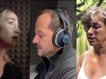 Olivia Vives, Ángel Martín y Neus Sendra, narradores de audiolibros