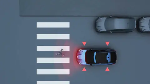 Ejemplo del sistema de frenado del Cupra Tavascan Ejemplo del sistema de frenado del Cupra Tavascan