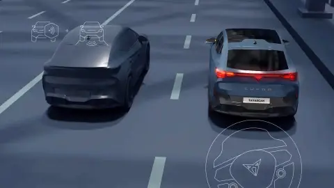 El sensor de velocidad del Cupra Tavascán detecta que se ha superado el límite permitido El sensor de velocidad del Cupra Tavascán detecta que se ha superado el límite permitido