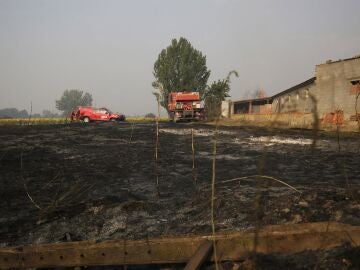 Disminuyen a 16 las carreteras afectadas por los incendios, en Zamora, Palencia, León, Cáceres y Huelva