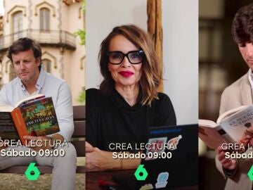 Rafael Tarradas Bultó, Carme Chaparro y Alfonso Goizueta en Crea Lectura