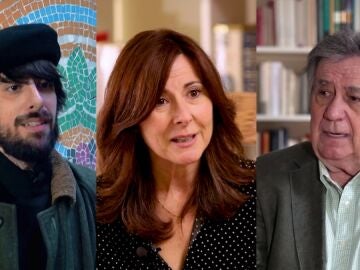 David Ucl&eacute;s, Luis Landero y Mayte Uceda en Crea Lectura