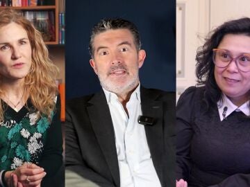Silvia Congost, Juli&aacute;n Quir&oacute;s y Elma Correa en Crea Lectura