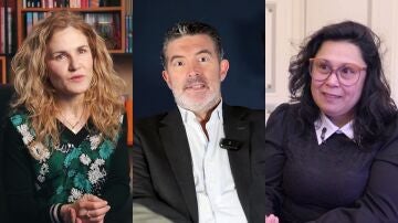 Silvia Congost, Juli&aacute;n Quir&oacute;s y Elma Correa en Crea Lectura