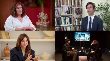 Mayte Magdalena, Ana Ib&aacute;&ntilde;ez y Lucas Montojo en Crea Lectura